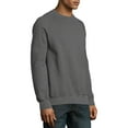 thumbnail image 4 of Hanes Men's and Big Men's Nano Premium Soft Lightweight Fleece Sweatshirt, Up to Size 3XL, 4 of 5