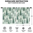 thumbnail image 2 of Blackout Kids Curtains,Light Green Christmas Tree and Snow Pattern Childrens Insulated Curtains Set Of 2,Bedroom Essentials,Toddler Room Decor 52"x63", 2 of 5
