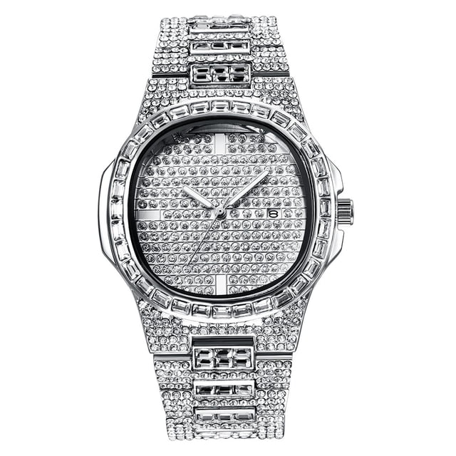 Reloj de cuarzo para hombre, reloj de pulsera de acero para hombre, reloj de diseño clásico de moda dorado para hombre