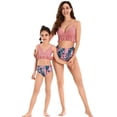 thumbnail image 4 of GYRATEDREAM Family Matching Swimsuits Womens Bikini Set Girls Tankini Sets Mens Summer Shorts Boy Beach Shorts Mommy and Me Bathing Suits Swimwear for 10-12T, 4 of 8