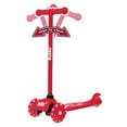 thumbnail image 3 of HALO Rise Above Jr. 3 Wheel Scooter and Helmet Combo - Red - 44lbs Max Weight - Unisex, 3 of 5