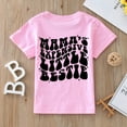 thumbnail image 7 of Toddler Boys Girls Shirts Baby Mamas Expensive Little greaties Short Sleeve Letter Prin Mamas Mini Funny Trendy Fashion Tee Shirts for Boys Girls Size 12-24 Months, 7 of 7