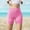 Pink, variant on HAOTAGS Toddler Girls Short Leggings, Breathable Stretchable Summer Elastic Waist Summer Solid Gym Outerwear Shorts Pink 9-10 Years