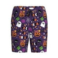 thumbnail image 4 of Easygdp Halloween Sweet Candy Men's Short Pajama Pants, Sleep Shorts, Household Pants, Casual Pants with Pockets - Small, 4 of 9