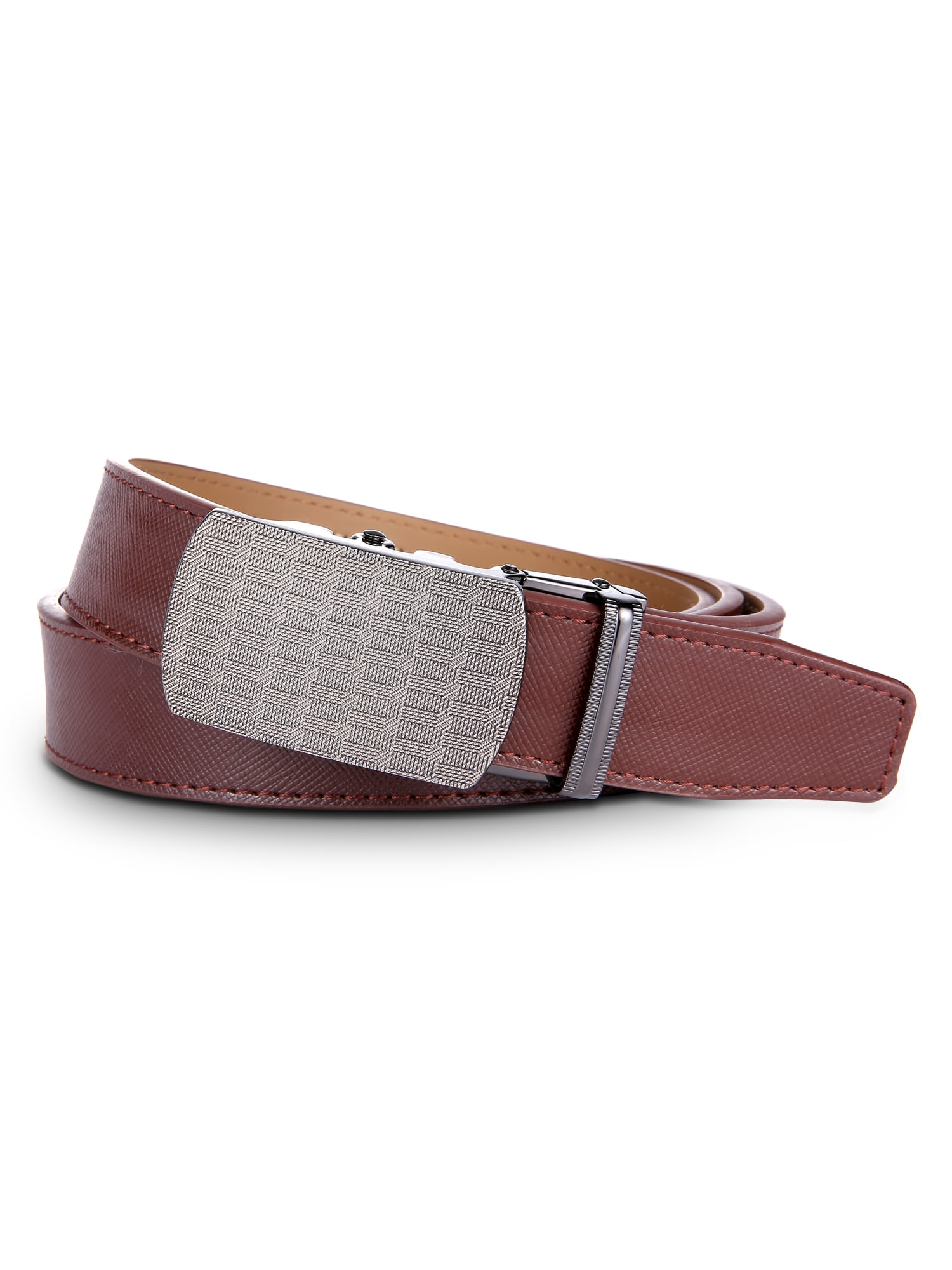 chinese dress ladies Mens Premium Leather Ratchet Belt | 1.5” Wide | Metallic Octagon
