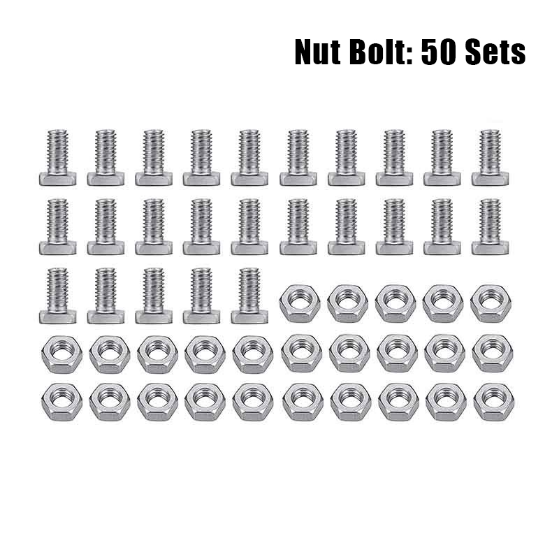Stamens Nut Bolt,Greenhouse Nuts And Bolts Set Square Head Bolts Hex