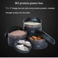 thumbnail image 4 of Protein Shaker Bottle,Wekity 17-Ounce BPA Free Portable Leakproof Sport Mixer Bottle with Stainless Steel Stirring Ball and Detachable Storage Box, Easy to Clean, Perfect for Fitness Workout (Purple), 4 of 7