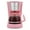 Pink, variant on Holstein Housewares 5 Cup Drip Coffee Maker - Teal- Auto Pause and Serve, Removable Filter Basket, and Full View Water Window - Perfect for Brewing Rich-Tasting Coffee at Home