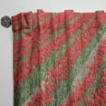 thumbnail image 3 of Designart 'Rows of Red Tulip Flowers' Floral Curtain Panel, 3 of 5