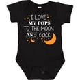 thumbnail image 3 of Inktastic I Love My Pops to the Moon and Back Boys or Girls Baby Bodysuit, 3 of 5