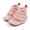 Red, variant on Xijirk Striped Rib Knit Lined Baby Ankle Booties Fold Over Pull Tab Warm Flexible Non Indoor Walking Shoes Pink,12-18 Months