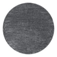 thumbnail image 3 of Unique Loom Soft Solid Shag Collection Area Rug - Aras (6' 1" Round Pebble Gray), 3 of 6