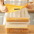 thumbnail image 3 of Mosey Noodle Storage Box Microwavable Airtight Lid Rectangle Spaghetti Macaroni Cereal Fruit Vegetable Refrigerator Food Container, 3 of 7