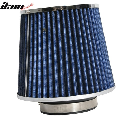 3 Inch Race Performance Cold Air Intake Cone Filter Blue Benz E SL SLK (Best Cone Air Filter)