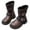 Black, variant on Eltusu Girls Winter Boots, Non Slip Mid-Calf Thermal Breathable Kids Shoes Black Size 3-12 T