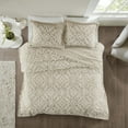 thumbnail image 3 of Madison Park Sabrina 100 Percent Cotton Tufted Bedspread Set in Beige, 3 of 10