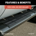thumbnail image 4 of ARIES 4445018 6 x 75-Inch Oval Black Aluminum Nerf Bars, Select Ford F-150 Fits select: 2004-2014 FORD F150, 4 of 5