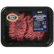 1lb 90/10 Ground Beef Sirloin Tray