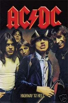 AC/DC 24x36 MUSIC 241336 HIGHWAY TO HELL POSTER 