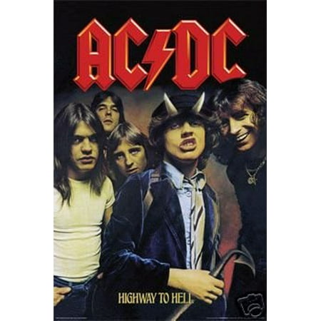 AC/DC- Highway To Hell Poster ACDC New 24x36 (Ac Dc Hell Best)