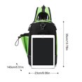 thumbnail image 4 of Bolsas De Pesca Bolsas De Pesca Bolsas de pecho Oxford en capas para hombre, bandolera de viaje, suministros para pescadores (verde), 4 of 9