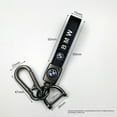 thumbnail image 3 of Car Leather Bike Keychain Metal Finish | Heavy Duty Key Chain | Key Ring And Hook Fittings, 3 of 5