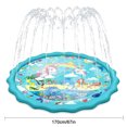thumbnail image 2 of Almohadilla de aspersor de agua para niños, juguetes de agua al aire libre de verano, alfombrilla de juego para salpicaduras de piscina, alfombrilla de juego de agua exterior MFZFUKR 2033914-1, 2 of 9