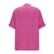 thumbnail image 5 of TaTaai Women’s Pa Collar V Neck Button Front Short Sleeve T Shirts Casual Loose Blouses Solid Color Polyester Tops Summer Daily Tees Gift, 5 of 8