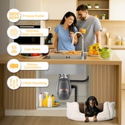 Trifecte 3/4HP Garbage Disposal, 3800RPM DC Motor Continuous Feed Food Waste Disposal with Power Cord