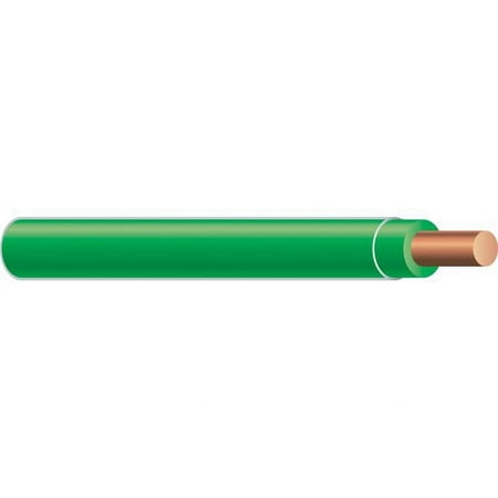 Southwire Building Wire,12AWG,THHN,Sld,Grn,500ft 11591501