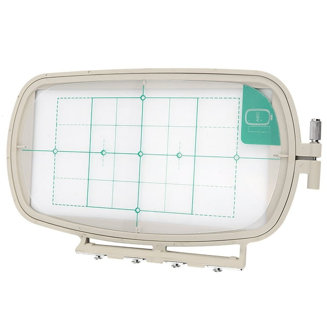 Stretch Frame Embroidery Hoop for Brother Sewing Machine Clear Grid, Adjustable Screw Practical and Simple with Waterproof and Durable Material