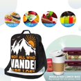 thumbnail image 4 of Picia Not All Who Wander Are Lost4 Lunch box Lunch bag for men women Large capacity Lunchbox Reusable Lunch bags Insulated Lunch bag Lunch box cooler, 4 of 9