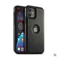 thumbnail image 4 of Leather Grain Phone Cover Back Phone Case Decoration 2 4 1 3 Mobile Protector Shell for iPhone 11 Pro, 4 of 8