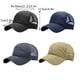 thumbnail image 4 of Qarigey Gorra de béisbol de poliéster para hombres con las últimas tendencias con gorra de moda y funcional. Sombreros Gris Largo 54-59cm, 4 of 6
