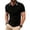 Black, variant on Men's Casual Golf Shirts Short Sleeve 2 Button Down Slim Fit Pullover Shirts with Collar Spring Summer Sports Active Tops Black M