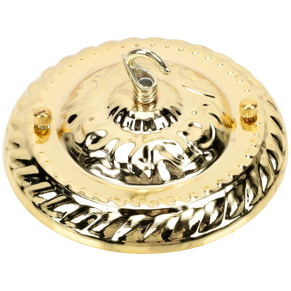 Golden Iron Ceiling Plate for Chandelier Hooks and Lights Vintage Home Decor Accessories