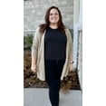 thumbnail image 4 of CASSIE LIZ Plus Size Womens Sweaters 4X Fall Cardigans for Women Fashion Black Open Front Cardigans Casual Long Sleeve Lightweight Knit Holiday Sweaters with Pocket 4XL 24W-26W, 4 of 6