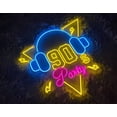 thumbnail image 2 of Handmadetneonsign 90's Party Led Sign, Back To The 90's Neon Sign, Wall Decor, 90's Party Led Light, 2 of 5