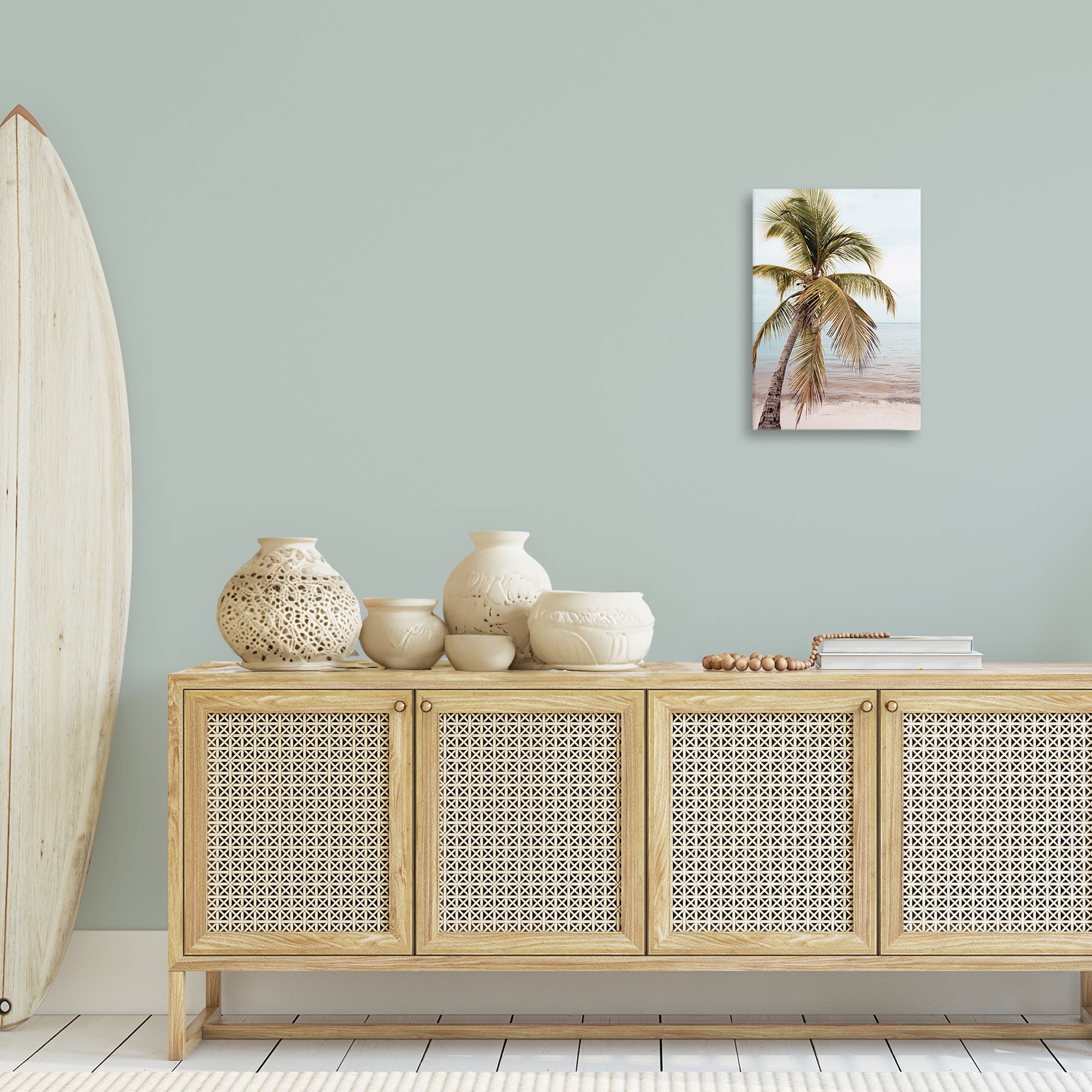 Stupell Industries California Summer Palm Nautical & Beach Photography Wrapped Canvas Art Print Wall Art, 16 x 24