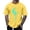 Yellow2, variant on Kojanyu Men's Cross Print Drop Shoulder Short Sleeve T-Shirts, Sizes S-XXL