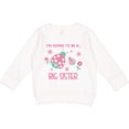 thumbnail image 2 of Inktastic I'm Going to Be a Big Sister Toddler Sweatshirt, 2 of 4