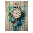 thumbnail image 3 of Designart "Clock Time In Flow II" Fashion Print on Natural Pine Wood, 3 of 5