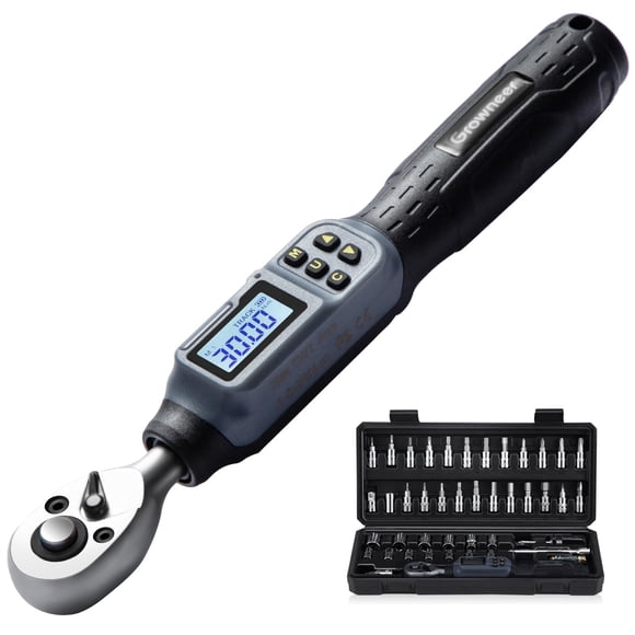 Llave dinamométrica digital GROWNEER 1,5-30 Nm 1/4" Drive