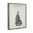 thumbnail image 3 of Stupell Industries Intricate Castle Blueprint Diagram Graphic Art Luster Gray Floating Framed Canvas Print Wall Art, Design by Karl Hronek, 3 of 6