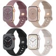 thumbnail image 1 of 4 bandas de silicona líquida compatibles con Apple Watch Band 49/46/ 41/ 45/ 38/ 42/ 40/ 44mm Mujeres Hombres, correas de repuesto suaves compatibles con iWatch Ultra 2Series 10 9 8 7 SE 6 5 4 3 2 1, 1 of 13