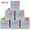 B-Pink, variant on Werseon Collapsible Fabric Cube Storage Bin, 11" Foldable Storage Cubes Organizers with Handles, 6 Pack, Pink