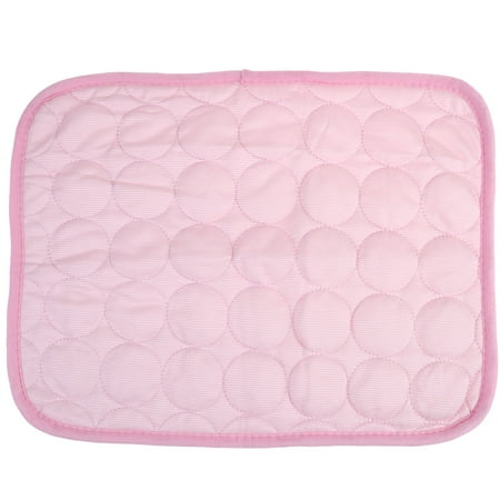 

HOMEMAXS Pet Summer Mat Safe Comfortable Simple Durable Cool Ice Mat for Cat Dog (Pink 40x30)