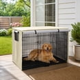 thumbnail image 5 of Dog Crate Cover Waterproof Kennel Cover, 25x37x24in Dog Crate Cover for Indoor/Outdoor, Heavy Duty Polyester Cover Fits Wire Dog Cage, 5 of 7