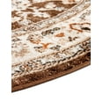 thumbnail image 6 of Unique Loom Charlotte Collection Area Rug - Carmel (7' 10" Round Brown/Ivory), 6 of 7