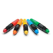 KINGART Mixed Media Gel Stick Crayons, 12 Primary Colors